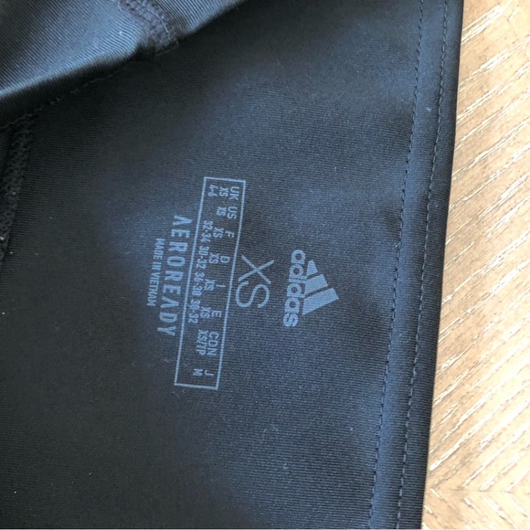 Adidas aeroready 3-Stripes 7/8 Side Pocket High Rise Tights S - Picture 11 of 16